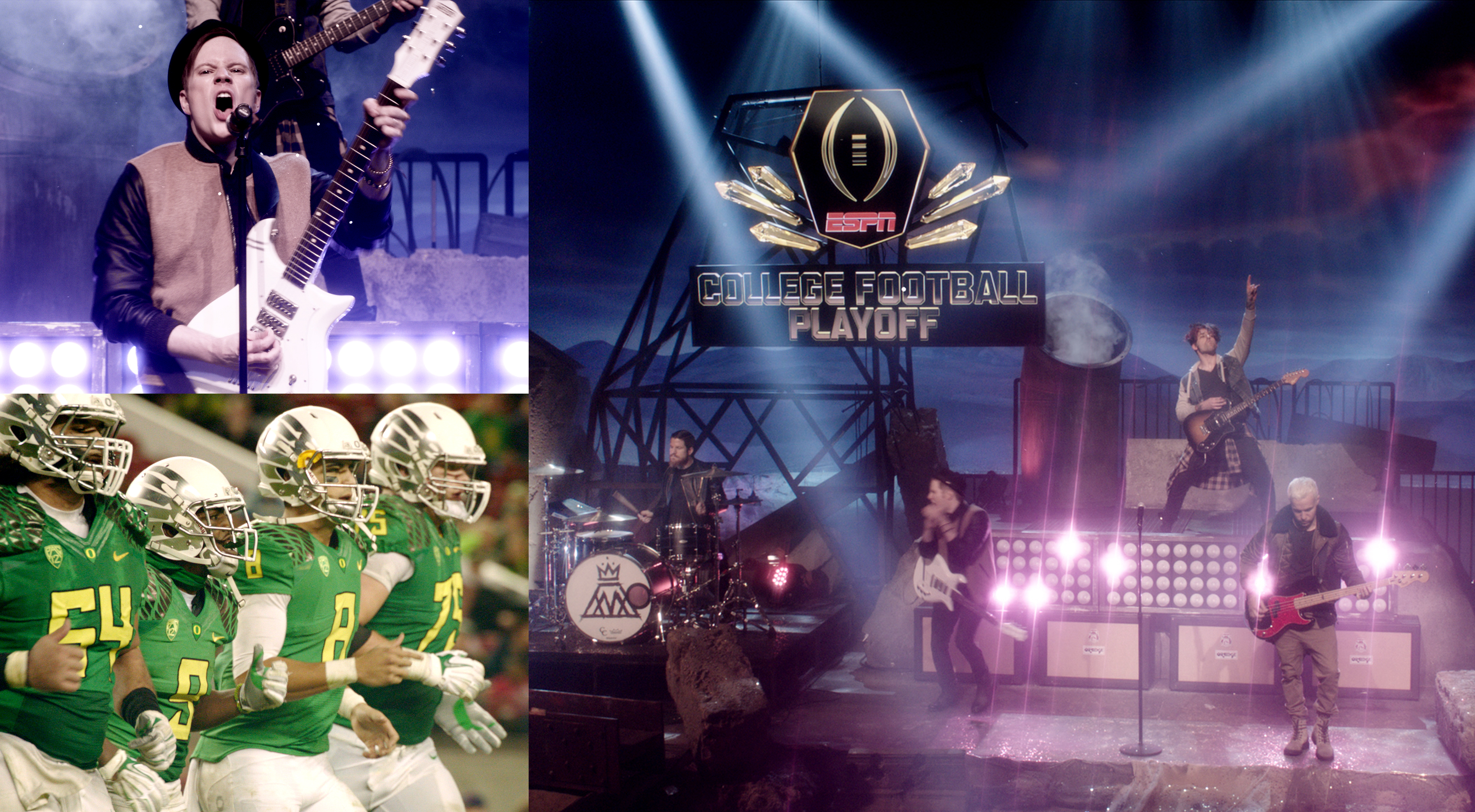 College Football Playoffs with Fall Out Boy by Bellaluca